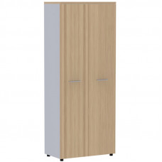 Мебель SH_Unica Шкаф высокий F6G-01(351863) бук/серый