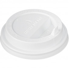 Крышка для стакана пластиковая с клапаном D=80мм, бел.,100шт./уп. HSL80