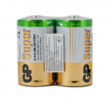 Батарейки GP Super экон.уп.D/LR20/13A алкалин.2шт/уп GP13AEBRA-252