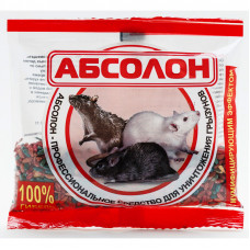 Средство от грызунов Абсолон зерно 100г пакет АЛП100