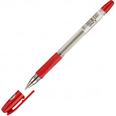 Ручка шариковая PILOT BPS-GP-F резин.манжет. красный 0,22мм Япония