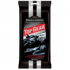 Салфетки влажные для салона автомобиля Top Gear №30
