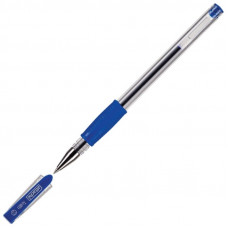 Ручка гелевая Attache Town 0,5мм с резин.манжеткой синий Россия