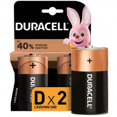 Батарейки DURACELL BASIC D/LR20-2BL