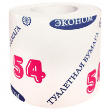 Бумага туалетная Эконом 1-слойная серая 36 рул/уп Э50-36 СПб