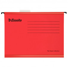 Подвесная регистратура папка Esselte Standart,205 гр,А4,красный 90316 25 шт