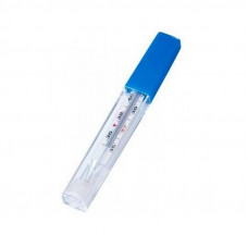 Термометр медицинский БЕЗ РТУТИ  в пластиковом футляре Meridian 12шт/уп