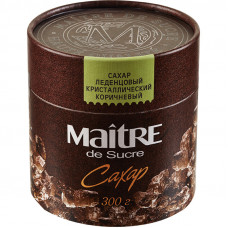 Сахар Maitre de Sucre леденцовый коричневый,300г