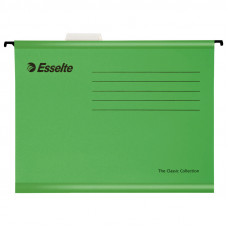 Подвесная регистратура папка Esselte Standart,205 гр,А4,зеленый 90318 25 шт