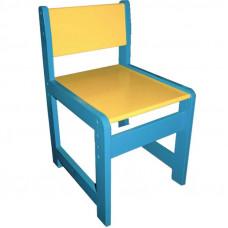 Детская мебель Д_Стул детский 998.001 регулируемый 0-1 голубой/желтый