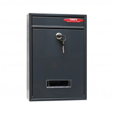 Ящик почтовый Klesto ЯК 1, 1-секционный металл. серый (215 x 85 x 320 мм)