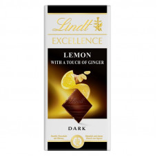 Шоколад Lindt Excellence лимон и Имбирь Темный шок, 100г