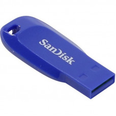 Флеш-память SanDisk Cruzer Blade, 32Gb, USB 2.0, син, SDCZ50C-032G-B35BE