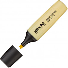 Маркер выделитель текста Attache Selection Pastel 1-5 мм желтый