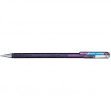 Ручка гелевая Pentel Hibrid Dual Metallic 0,55мм хамелеон фиолет+синий