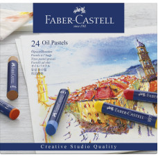 Пастель масляная Faber-Castell Oil Pastels, 24 цвета, картон. упак.,127024