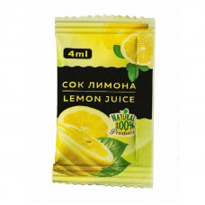 Приправа Лимонный сок порционный Фабрикант, 100пакx4мл