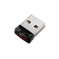 Флеш-память SanDisk Cruzer Fit, 64Gb, USB 2.0, чер, SDCZ33-064G-G35