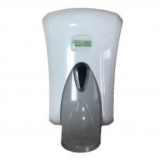 Дозатор для жидкого мыла VIALLI для жидкого мыла 1000 мл. (локтевой) Белый