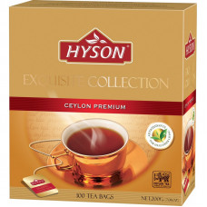 Чай HYSON черн. Exotic Collection Ceylon Premium 100 пак x 2гр/уп
