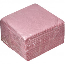 Салфетки Радуга 100 л., 24х24 см, розовые,100 % целлюлоза, 1 слой