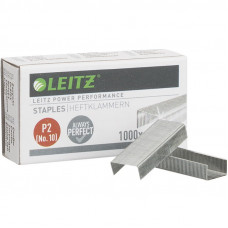 Скобы для степлера №10 LEITZ никелированные (2-20 лист.) 1000 шт в упаковке