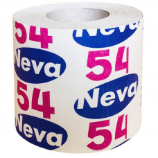 Бумага туалетная Neva 54 1-слойная серая Н90-36