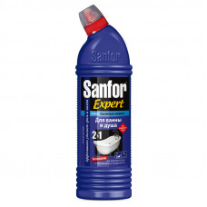 Средство для сантехники SANFOR для чистки ванн Альпийская свежесть 750г