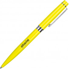 Ручка шариковая Attache Selection Lemon, желтый корпус, автомат.синий