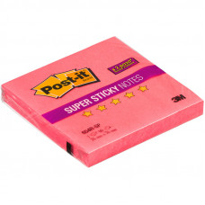 Блок-кубик Post-it Super Sticky 654R-SP, 76х76 розовый,90л.