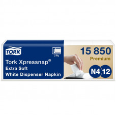 Салфетки бумажные Tork Xpressnap Premium N 4/N12 2сл 200л 5пач /уп 15850