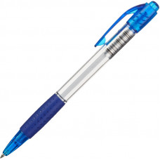 Ручка шариковая Attache Happy, прозрачн. корп, синяя, масляные чернила