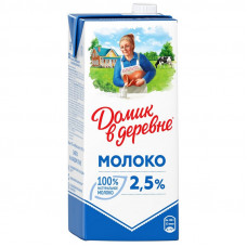 Молоко Домик в Деревне 2,5% 950г