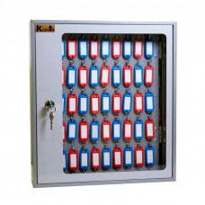 Шкаф для ключей Klesto SKB-102 на 102 ключа, серый, металл/стекло