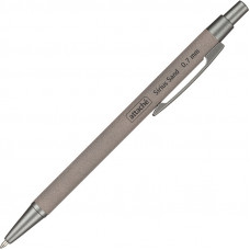 Ручка шариковая Attache Sirius Sand,син.ст.автомат, серый тонкий корпус