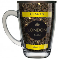 Чай черный ?Лимон? ТМ London Tea Club 70г в стеклянной кружке