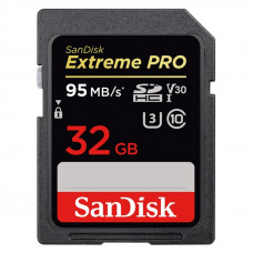 Карта памяти SanDisk Extreme PRO SDHC UHS-I Cl10, SDSDXXG-032G-GN4IN