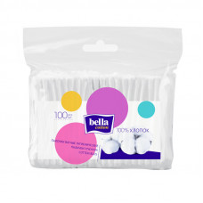 Палочки ватные Bella cotton 100шт/уп п/э пакет (BC-081-F100-007)
