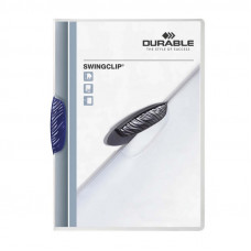Папка с синим клипом DURABLE Swingclip 2260-07 (на 30 листов)