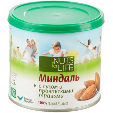 Миндаль Nuts for life обжаренный с прованскими травами, 115г