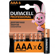 Батарейки DURACELL Professional ААA/LR03 бл/6шт