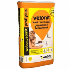 Клей для керамогранита и камня Weber.Vetonit Profi Plus, 25 кг