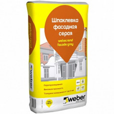 Шпатлёвка отделочная Weber.Rend Facade (серая), 20кг