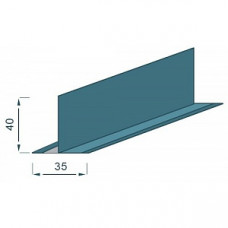 Профиль РТ 35*40 9003 белая оцинк. L=4,00