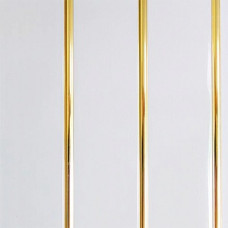 Панель ПВХ потолочная 3-х секционная золото (3000х240х7,5мм)