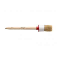 Кисть круглая, №14 (50мм), натуральная щетина, деревянная ручка, стандарт, 