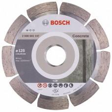 Диск отрезной, 125х1,6х22мм, алмазный, сегментный, по бетону, Standard for  Concrete, 