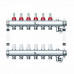 Коллектор 1'', в сборе на 7 выходов 3/4'' с расходомерами
