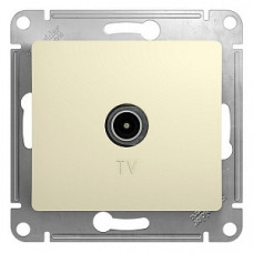 Розетка TV оконечная 1DB бежевая Schneider Electric Glossa GSL000291