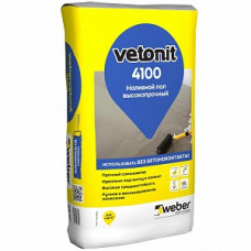 Наливной пол Weber.Vetonit 4100, 20кг